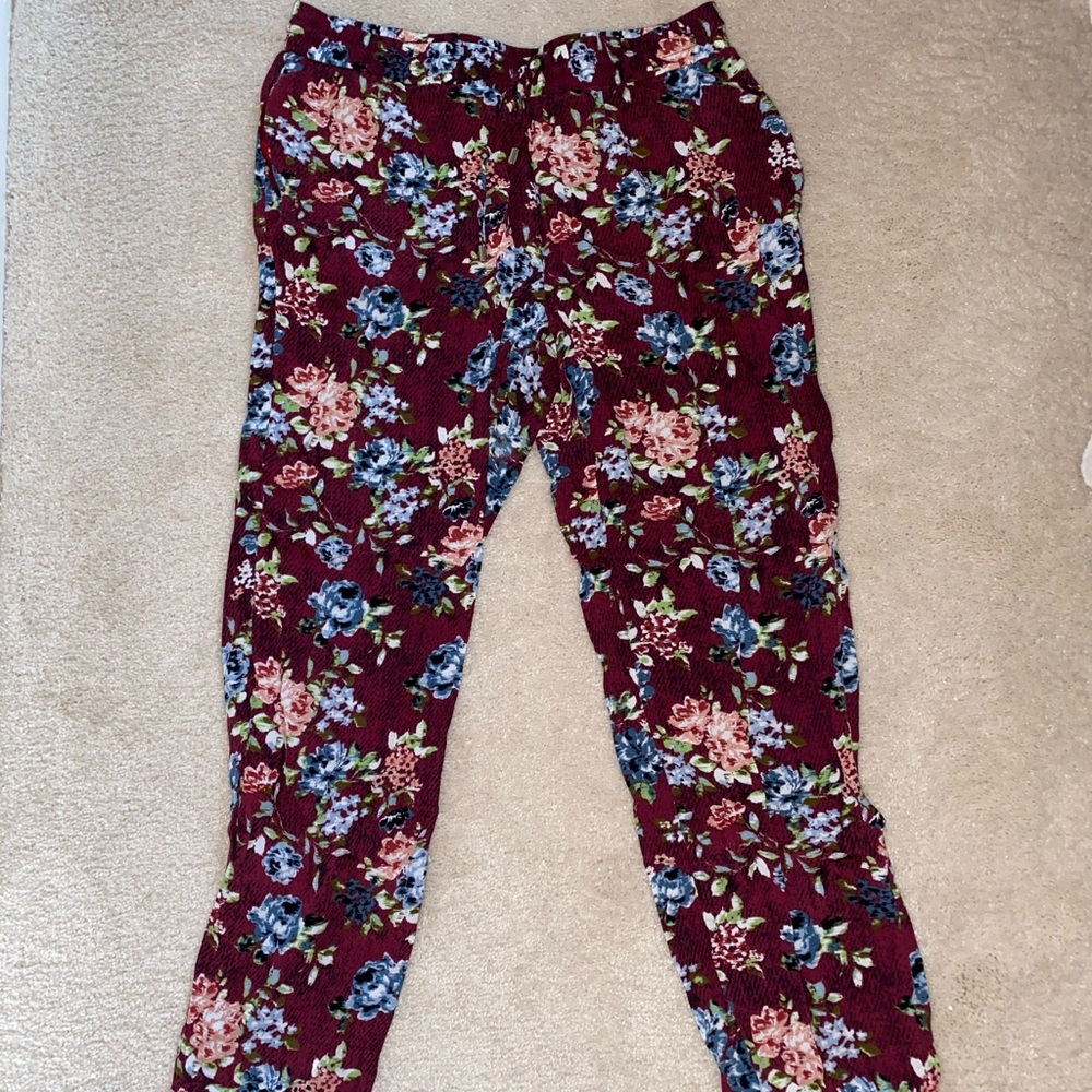 Jogger Printed Pants, Size M